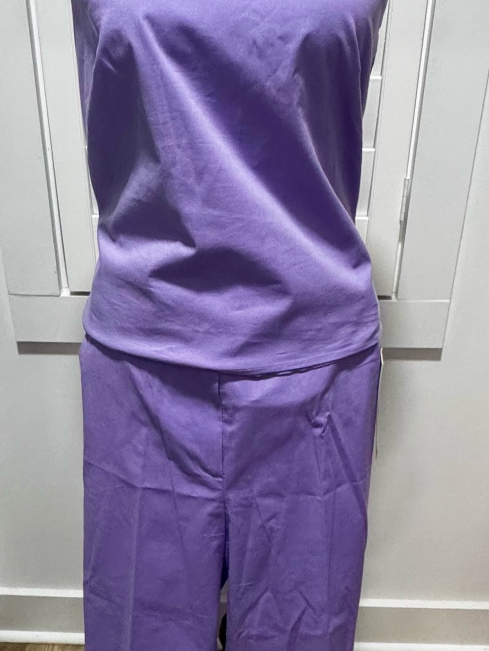 Lilac High-Neck Crop Jumpsuit - Women - Picture 10 of 10